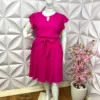 Conjunto Pluss no Linho Luzia - Rosa - Milla Chic