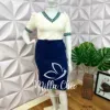 Conjunto Tecido de Moletinho Marcela - Azul - Milla Chic