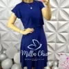 Conjunto Viscolycra Sabrina - Azul Marinho - Milla Chic