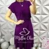 Conjunto Viscolycra Sabrina - Roxo - Milla Chic