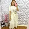 Milla Chic - millachic com br saia linho longa ester areia jpg Saia Linho Longa Ester - Areia - Milla Chic