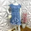 Vestido no Viscolycra Com Babado Aline - Azul - Milla Chic