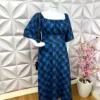 Milla Chic - millachic com br vestido plus alfaiataria longo katherine azul Vestido Plus Alfaiataria Longo Katherine - Azul - Milla Chic