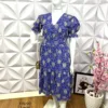 Vestido Plus Lasie Algodão Catia - Azul - Milla Chic