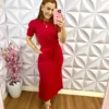 Milla Chic - millachic com br conjunto tecido moletinho saia evase midi marcia vermelho Conjunto Tecido Moletinho Saia Evase Mídi Marcia - Vermelho - Milla Chic
