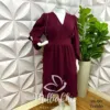 Vestido Dunna Manga Longa Giovana - Marsala - Milla Chic
