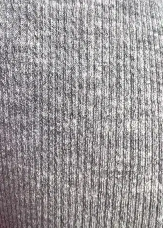 Conjunto Canelado De Algodão Mídi Simoni - Cinza - Milla Chic