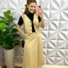 Milla Chic - millachic com br conjunto risca de giz alfaiataria com colete ana maria cereja copia 2 Conjunto Risca De Giz Alfaiataria Com Colete Ana Maria - Areia - Milla Chic