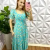 Milla Chic - millachic com br vestido laise 100 algodao bordado em alto relevo susana pink copia Vestido Laíse 100% Algodão Bordado 3D Mídi Susana - Azul - Milla Chic