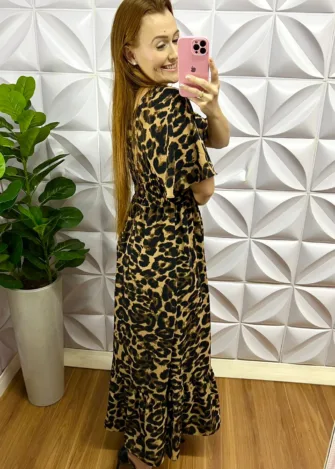 Vestido Longo Dunna Manga Raglan Margarete - Oncinha - Milla Chic