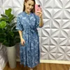 Milla Chic - millachic com br vestido viscolinho manga 78 faixa cinto floral larayne preto copia 2 Vestido Viscolinho Manga 7/8 Faixa Cinto Floral Larayne - Azul - Milla Chic
