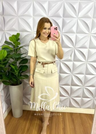 Milla Chic - millachic com br conjunto linhocel midi com bolso luara rosa copia 1 Conjunto Linhocel Mídi Com Bolso Luara - Areia - Milla Chic
