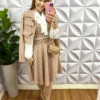 Milla Chic - millachic com br conjunto tweed tres pecas com saia gode elisa preto copia 1 Conjunto Tweed Três Peças Com Saia Godê Elisa - Areia - Milla Chic