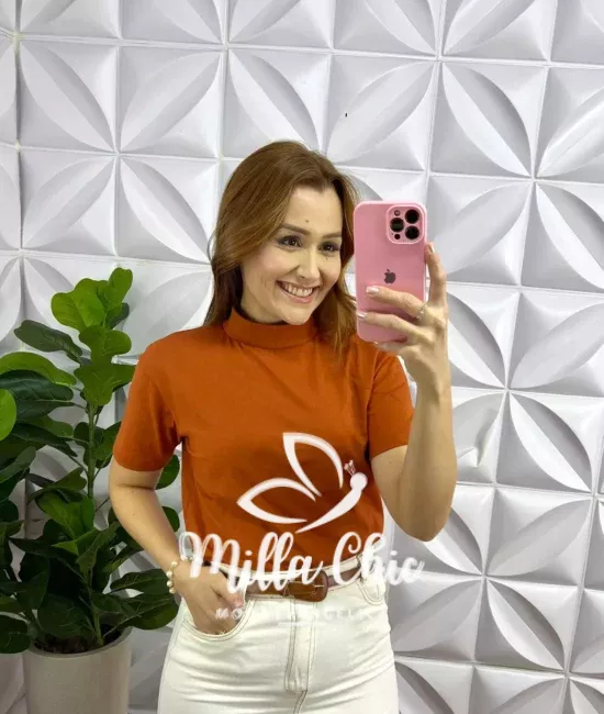 Saia Jeans Com Fendas Frontal Helena - Branca - Milla Chic