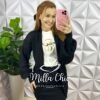 Milla Chic - millachic com br cardiga tricot midi manga longa ramona cinza copia Cardigã Tricot Mídi Manga Longa Ramona - Preto - Milla Chic