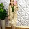 Milla Chic - millachic com br conjunto linhocel blazer e saia reta jessie areia 3 Conjunto Linhocel Blazer E Saia Reta Jessie - Areia - Milla Chic