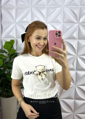 Saia Tricot Modal Com Fenda Lateral Mídi Daiana - Preta - Milla Chic