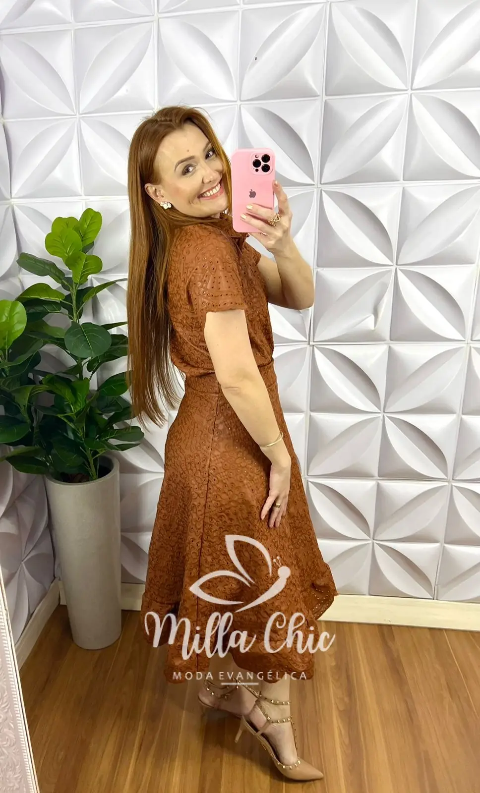 Conjunto Couro Laíse Camisa e Saia Mídi Liriane – Caramelo – Milla Chic Conjunto Couro Laíse Camisa e Saia Mídi Liriane - Caramelo - Milla Chic