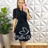 Milla Chic - millachic com br chemise linhocel com camisolinha e cinto faixa caroline verde copia Chemise Linhocel Com Camisolinha e Cinto Faixa Caroline - Preto - Milla Chic