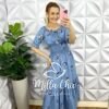 Milla Chic - millachic com br vestido tencell bordado longo deise azul escuro Vestido Tencell Bordado Longo Deise - Azul Escuro - Milla Chic