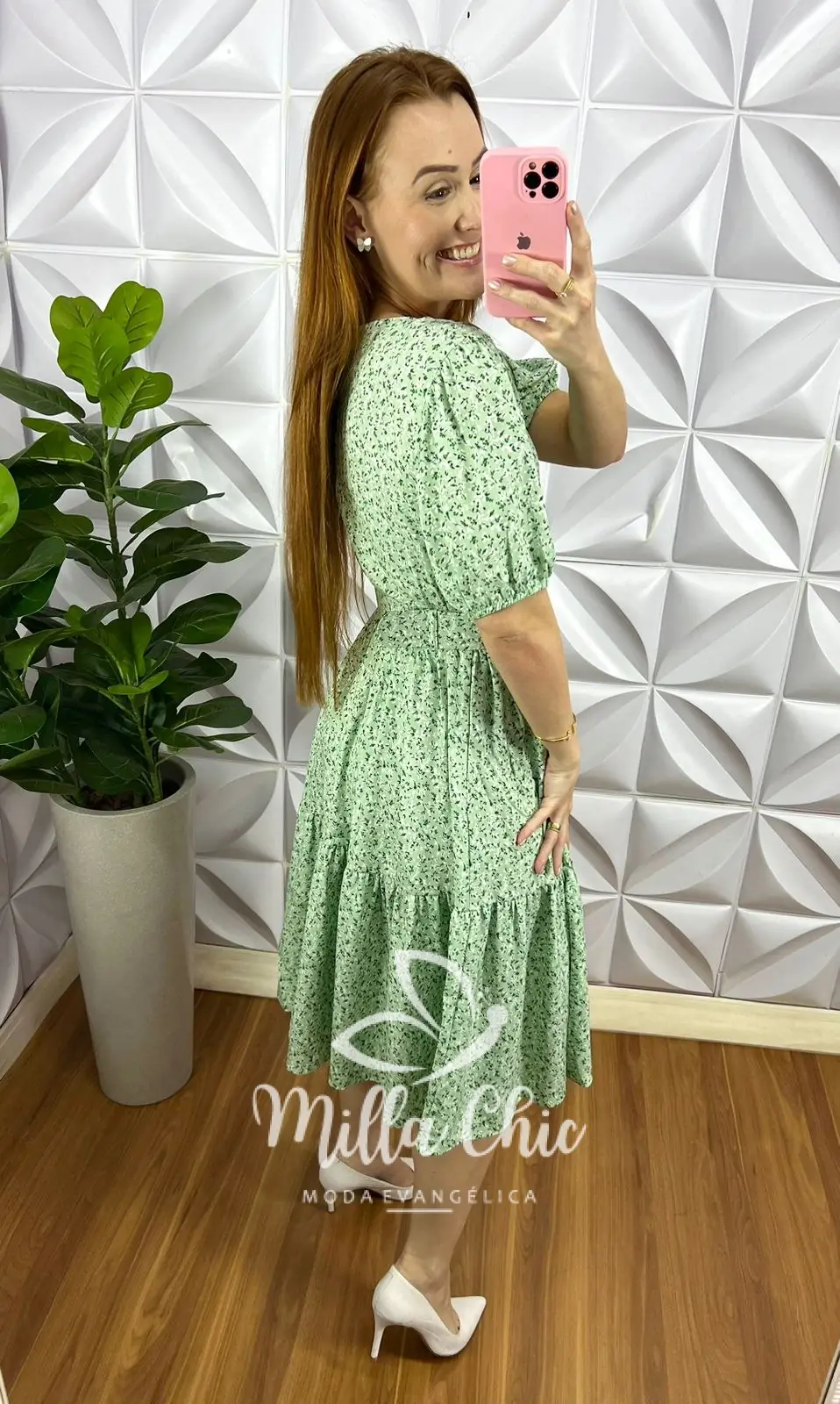 Vestido Viscolinho Mídi Com Cinto Encapado Hope – Verde – Milla Chic Vestido Viscolinho Mídi Com Cinto Encapado Hope - Verde - Milla Chic
