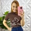 Milla Chic - millachic com br blusa canelada ribana gola alta paloma branca copia 1 Blusa Canelada Ribana Gola Alta Paloma - Marrom - Milla Chic