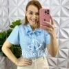 Milla Chic - millachic com br blusa crepe alfaiataria com gola laco listrada katia baby blue 2 Blusa Crepe Alfaiataria Com Gola Laço Listrada Katia - Baby Blue - Milla Chic