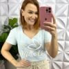 Milla Chic - millachic com br blusa cropped cambraia de linho bordado manga princesa gidalti azul 1 Blusa Cropped Cambraia de Linho Bordado Manga Princesa Gidalti - Azul - Milla Chic