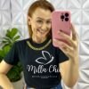 Milla Chic - millachic com br blusa moletinho com colar dourado ana beatriz preto 1 Blusa Moletinho Com Colar Dourado Ana Beatriz - Preto - Milla Chic