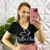 Milla Chic - millachic com br blusa tricot modal manga raglan catia preto Blusa Tricot Modal Manga Raglan Cátia - Preto - Milla Chic