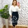 Milla Chic - millachic com br camisa laise 100 algodao manga raglan jeniffer branca 6 Camisa Laise 100% Algodão Manga Raglan Jeniffer - Branca - Milla Chic