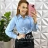 Milla Chic - millachic com br camisa linho com bordado de maquina manga longa flavia branco 9 Camisa Linho Com Bordado de Maquina Manga Longa Flavia - Branco - Milla Chic