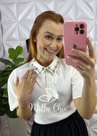 Saia Tule Longa com Lastex na Cintura Adriele - Preto - Milla Chic