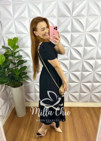 Milla Chic - millachic com br vestido dunna midi aviamento de cordao melissa rosa 11 Vestido Dunna Mídi Aviamento De Cordão Melissa - Rosa - Milla Chic