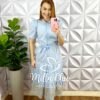 Milla Chic - millachic com br vestido laise bordado manga princesa midi com marias kely azul marinho copia Vestido Laise Bordado Manga Princesa Midi Com Marias Kely - Azul Claro - Milla Chic