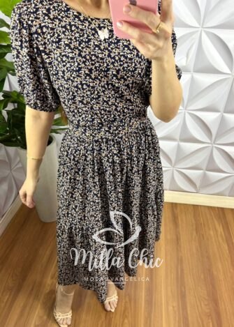 Milla Chic - millachic com br vestido viscolinho midi com cinto encapado hope preto 1 Vestido Viscolinho Mídi Com Cinto Encapado Hope - Preto - Milla Chic
