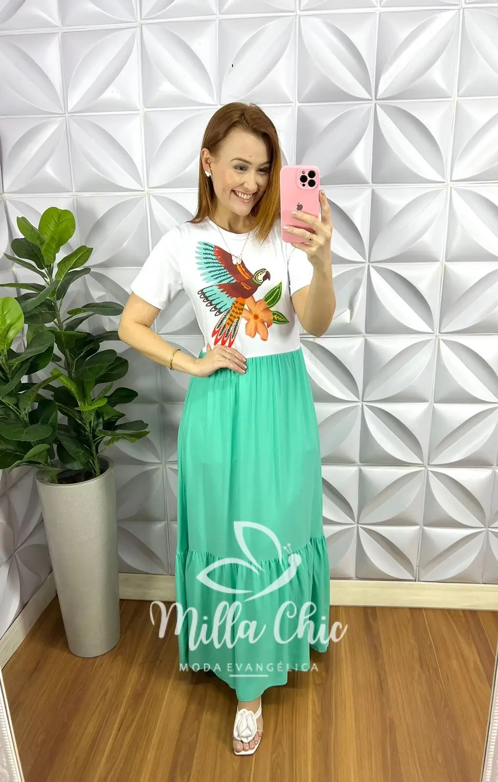 Vestido Saia No Viscosarja Com Blusa Em Malha Romantic Fallon – Verde Água – Milla Chic Vestido Saia No Viscosarja Com Blusa Em Malha Romantic Fallon - Verde Água - Milla Chic