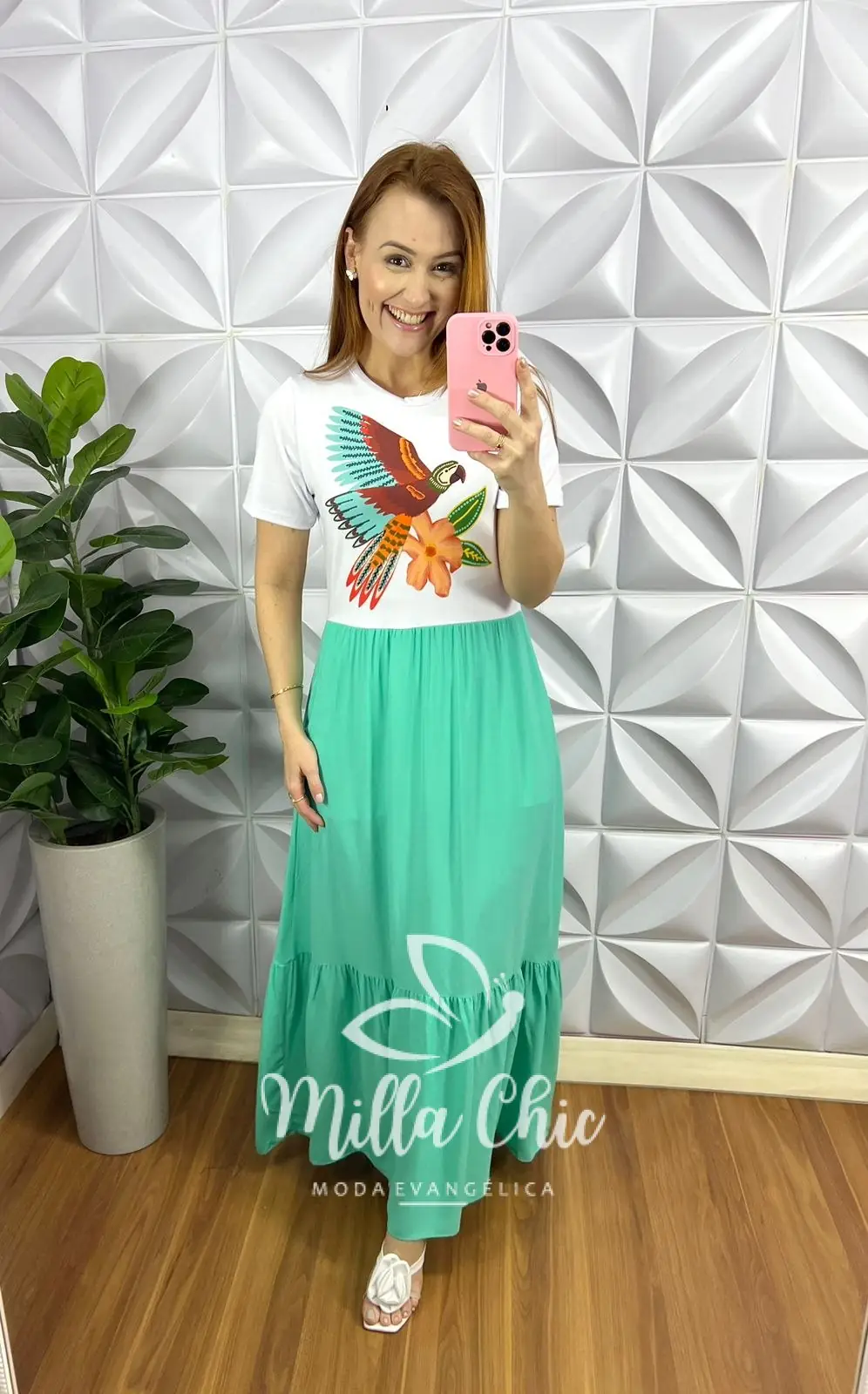 Vestido Saia No Viscosarja Com Blusa Em Malha Romantic Fallon – Verde Água – Milla Chic Vestido Saia No Viscosarja Com Blusa Em Malha Romantic Fallon - Verde Água - Milla Chic