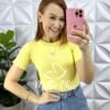 Milla Chic - millachic com br blusa canelada ribana candy color mila manteiga Blusa Canelada Ribana Candy Color Mila - Manteiga - Milla Chic