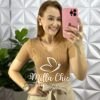 Blusa Tricot Modal Com Botões No Busto Janaina - Verde - Milla Chic