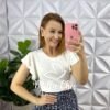 Milla Chic - millachic com br blusa tricot modal com manga babadinho sacha areia 6 Blusa Tricot Modal Com Manga Babadinho Sacha - Areia - Milla Chic