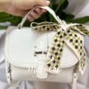 Bolsa Media Com Lencinho E Alça Alane - Branco - Milla Chic