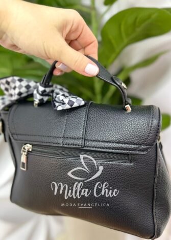 Bolsa Media Com Lencinho E Alça Alane - Vermelha - Milla Chic