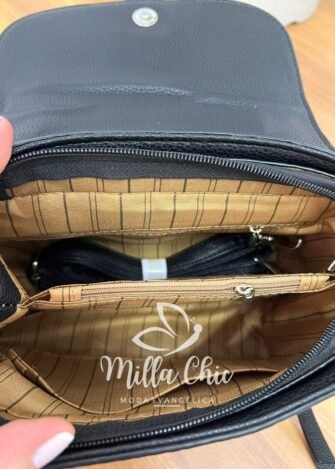 Bolsa Media Com Lencinho E Alça Alane - Vermelha - Milla Chic