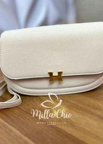 Bolsa Pequena Com Alça E Carteira Hellen - Branca - Milla Chic
