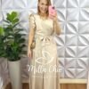 Milla Chic - millachic com br conjunto alfaiataria marrant com saia longa kate areia Conjunto Alfaiataria Marrant Com Saia Longa Kate - Areia - Milla Chic
