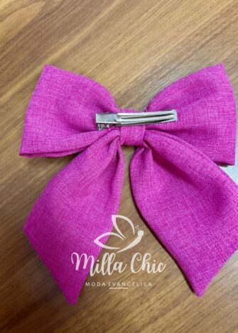 Laço Grande No Linhão Karen - Pink - Milla Chic