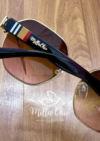 Óculos de Sol Coleção Resort Milla9 - Durado e Preto - Milla Chic