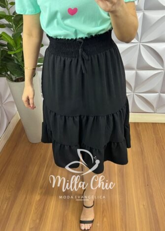 Milla Chic - millachic com br tshirt de malha de algodao com frase silcada laila verde agua 6 Tshirt De Malha de Algodão Com Frase Silcada Laila - Verde Aguá - Milla Chic