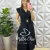 Milla Chic - millachic com br vestido alfaiataria envelope no busto cinto com fivela dourada giza salmao copia 3 Vestido Alfaiataria Envelope No Busto Cinto Com Fivela Dourada Giza - Preto - Milla Chic